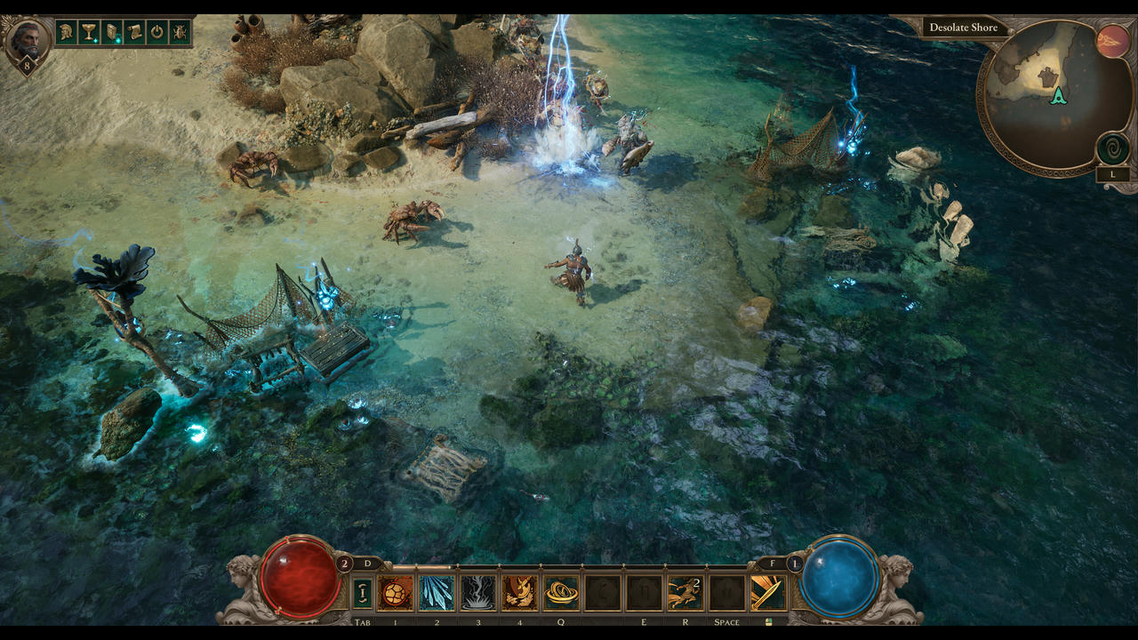 泰坦之旅2 Titan Quest II V0.1.1.Build.19530671.20250809-修复单机汉化传送点问题+全DLC+修改器+联机-支持手柄 免安装中文汉化豪华版[48.3GB]【B5843】